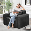 Hobestluk Single Sofa Foam Couch Sofa by YourHomeDeservesMore