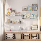 Onlysky Set of 4 Wall-Mounted Kid's Bookshelf - Image 2