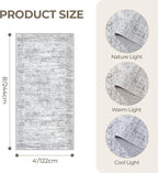 4x8 Rug Non Slip, Washable Hallway Runner Rug, Nursery Room, Soft Runner Rug - Image 2