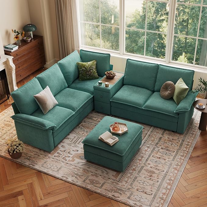 LINSY HOME Corner Seat Modular for Sectional Sofa Couch, Cloud Sofa Corner Seat - Image 2