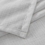 BGment Light Grey Linen Curtains 40 Inch Length - Image 8