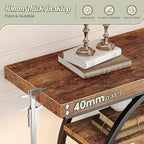 Huuger Modern Console Table, 41.3 Inch Sofa Table - Image 5