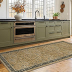 Natural Taupe 2x8 Runner Rug for Hallway, Long Runner Rug for Kitchen, Entryway - Image 3