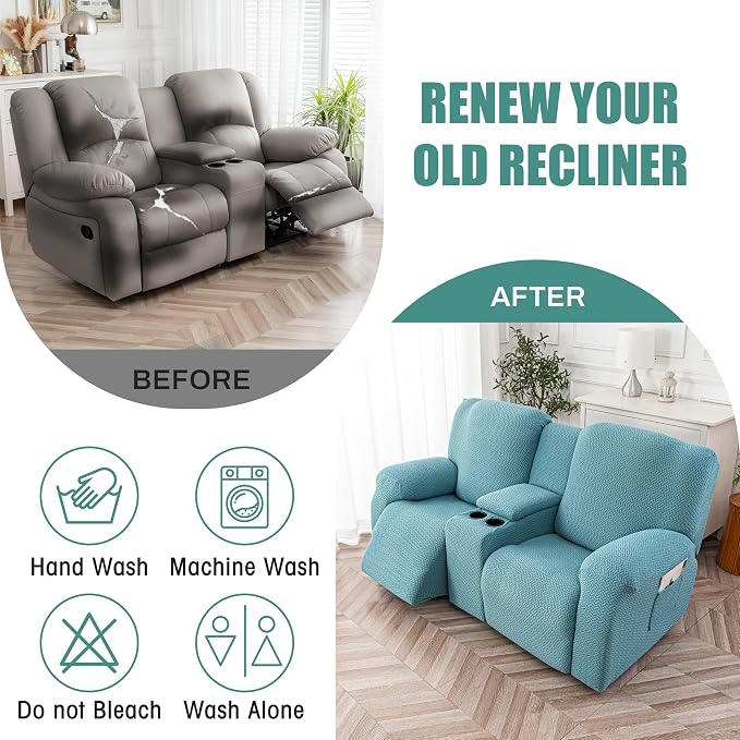 Genina Recliner Loveseat Covers - Image 5