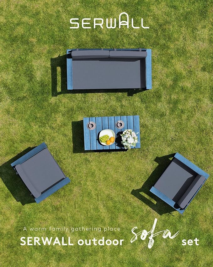 SERWALL 2 Pieces Single Cushioned Lounge Chair - Image 7