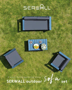 SERWALL 2 Pieces Single Cushioned Lounge Chair - Image 7