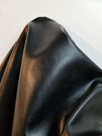NAT Leathers | Black Pebbled Soft Faux Leather Fabric Material Sheet PU | 10 by NATLeathers