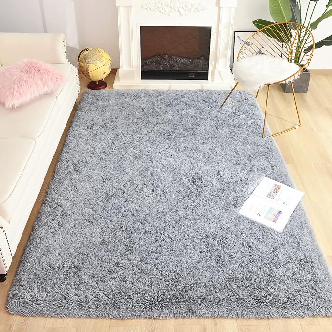 Chicrug Soft Area Rugs for Bedroom Living Room Plush Fluffy Rug 3x5 | Shag - Image 7