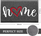 Door Mat Welcome Mat Floor Mat for Entryway, High Traffic Areas | Low Profile - Image 3