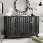 Xixini Fluted Dresser for Bedroom by Xixini