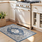 2x3 Washable Vintage Area Rug: Indoor Soft Entryway Rug - Image 4