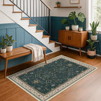 Dark Green 4x6 Living Room Rug - Image 3
