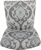 HomePop Parsons Classic Upholstered Accent Dining Chair, Suri Blue - Image 7