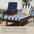 Honeycomb Outdoor Chaise Lounge Cushion - Image 4