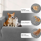 Arfntevss Stretch Sectional Couch Covers L Shaped Corner Sectional Sofa Cover - Image 3