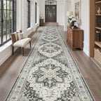 Madane Hallway Runner Rug 3x20 Washable Kitchen Runners 20ft, Low-Pile - Image 2