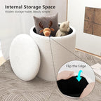 Cmishe Ottoman Poufs with Storage - Image 4