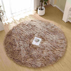 Goolela Circle Sheepskin Rug 5ft Round Fluffy Fuzzy Furry Carpet - Image 2
