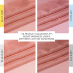 NICETOWN Living Room Coral Pink Sheer Curtains 96 inch Length, Grommet Airy - Image 7
