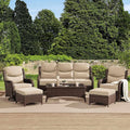 HILLGA Luxury High Back Patio Furniture Set by HILLGA