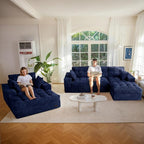 MAXYOYO Sectional Sofa Couch and Chaise Lounge, L Shaped Modern Cloud Couch by MAXYOYO