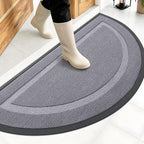 OLANLY Half Circle Front Door Mat Outside 47x23 All-Season Rubber Doormat | by OLANLY