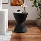 Christopher Knight Home Outdoor Side Table, Hourglass Shape Side Table - Image 4