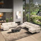 HERA'S HOUSE 158" Modular Sectional Sofa, Oversized U Shaped Couches - Image 9