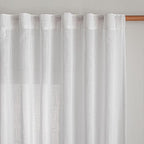 MYSKY HOME Floor to Ceiling Curtains 102 Inches Long White Sheer Window Drapes by MYSKYHOME