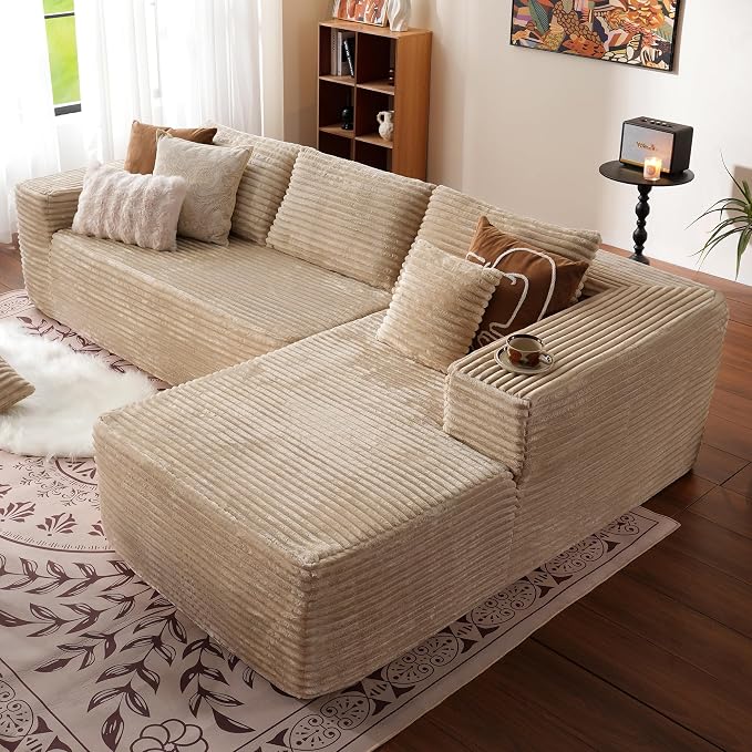 ovios 104" Cloud Boneless Couch - Image 7