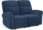 MCombo 64.6" Wall Hugger Power Loveseat Recliner Sofa by MCombo