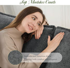 140" Cloud Couch, Modular Sectional Sofa - Image 5