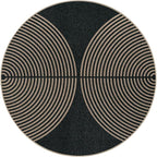 Lahome Enfys Modern Rainbow Round Rug, 6ft Easy Jute Circle Patio Rug Washable - Image 9