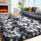 9x12 Area Rugs Living Room, Extra Large Black White Grey Rugs - Image 6