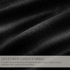 Black 100 Inch Pinch Pleated 100% Blackout Curtains - Image 3