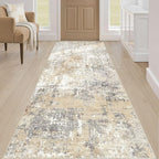 LOONGRUG Runner Rug 3x10 Washable Non-Slip Kitchen Neutral Modern Rug | - Image 4