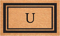 Calloway Mills 152962436U Black Border 24" x 36" Monogram Doormat by Callowaymills