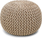 REDEARTH Round Pouf Ottoman by REDEARTH