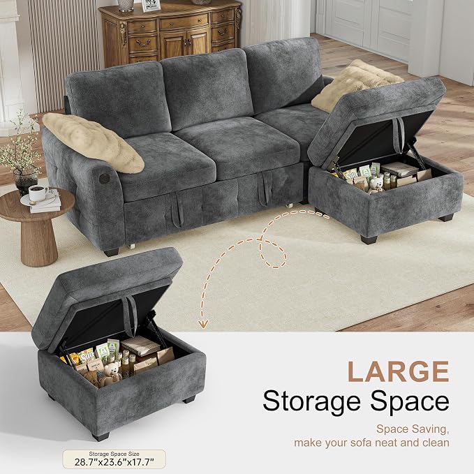 Hanherry 81" Sectional Couch - Image 3