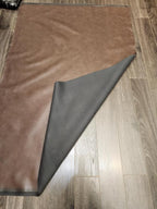 NAT Leathers | Cacao Brown Pebblegrain Soft Faux Vegan Leather PU | 4 Yards Cut - Image 6