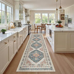 Madane Washable Runner Rugs 2x10 Long by Madane