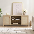 SICOTAS Rattan TV Stand for Living Room - Image 5