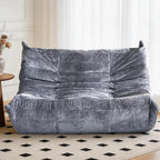 Bean Bag Chair, 2 Seater Lazy Bean Bag Sofa Memory Foam Couch, Giant Bean Bag - Image 6