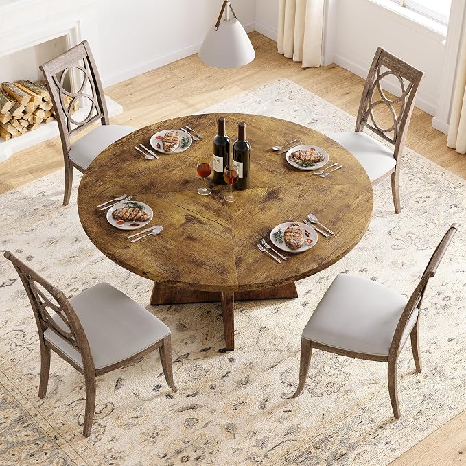 GAOMON 47 Inch Round Dining Table - Image 2