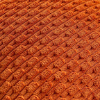 Set of 4 Burnt Orange Decorative Throw Pillow Covers 12x20 Inch Corduroy Pillow - Image 5