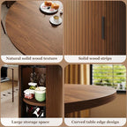 Wildhome Round Dining Table for 2-4, 31 Inch Dining Room Kitchen Table - Image 8