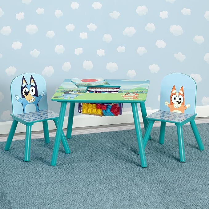 Delta Children Bluey Kids Table and Chair Set - Image 2