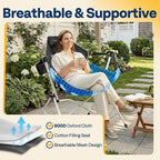 VIVOHOME Hammock Camping Chair, Portable Outdoor Swinging Rocking Chairs - Image 4