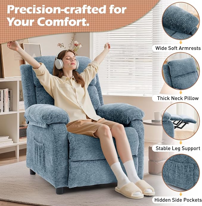 Korser Recliner Chair, Living Room Chairs - Image 5