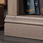 Sauder Miscellaneous Storage 3-Shelf Bookcase/ Book shelf, Salt Oak finish - Image 6